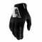 100% Glove Ridefit MEDIUM Black