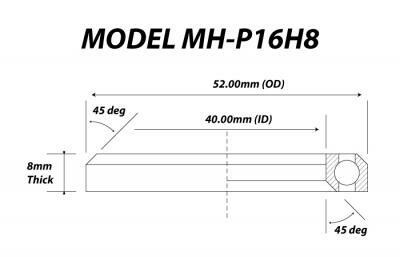 Independent Mhp16H8 Headset Bearings