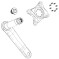 Sram Crank Arm Guard/Boots - Compatible With Sram/Brose E-Mtb Black