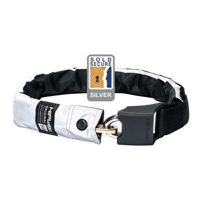Hiplok Waist 8Mmx90Cm Lock Silver Secure