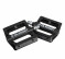 Gusset Merge Nylon Pedals Black