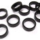 Dave Mellor Cycles Alloy A-Head Headset Spacer 10*25.4MM Black