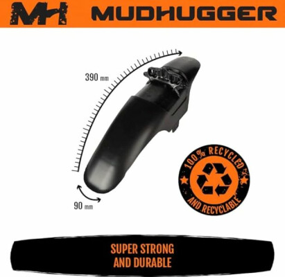 Mudhugger Shorty Evo Bolt On Front Mudguard - Fox