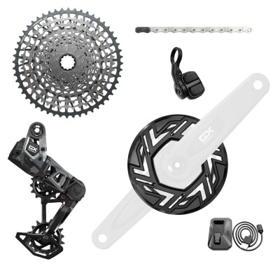 Sram Sram - Gx T-Type Eagle E-Mtb 104Bcd Transmission Axs Groupset (rd W/Battery/Charger/Cord, Ec Pod, Cr