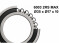 Elvedes 6003 Max Bearing 17*35*10