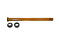 Hope Thru Axle - Rear 172-173MM Orange