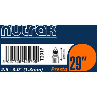 Nutrak 29" Plus Inner Tube Presta Valve