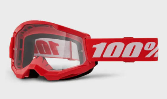 100% 100% Strata 2 Clear Lens Goggles