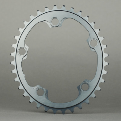 Absolute Black Oval Chainring 5 Bolt 110Bcd