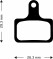 Aztec Pba0093 Organic Disc Brake Pad - Shimano Road