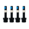 Magura Qm M6X30 Screws With Blue Threadlocker (4 Pcs) M6X30 Black