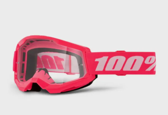 100% 100% Strata 2 Clear Lens Goggles