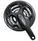 Shimano M311 Altus Square Chainset 170MM 42/32/22 Black