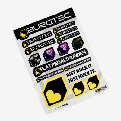 Burgtec A4 Sticker Sheet