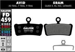Galfer Sram Guide Advanced Pad