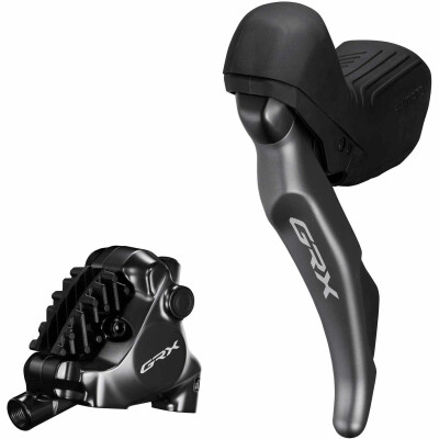 Shimano Grx820 Double Sti With Rx820 Flat Mount Caliper