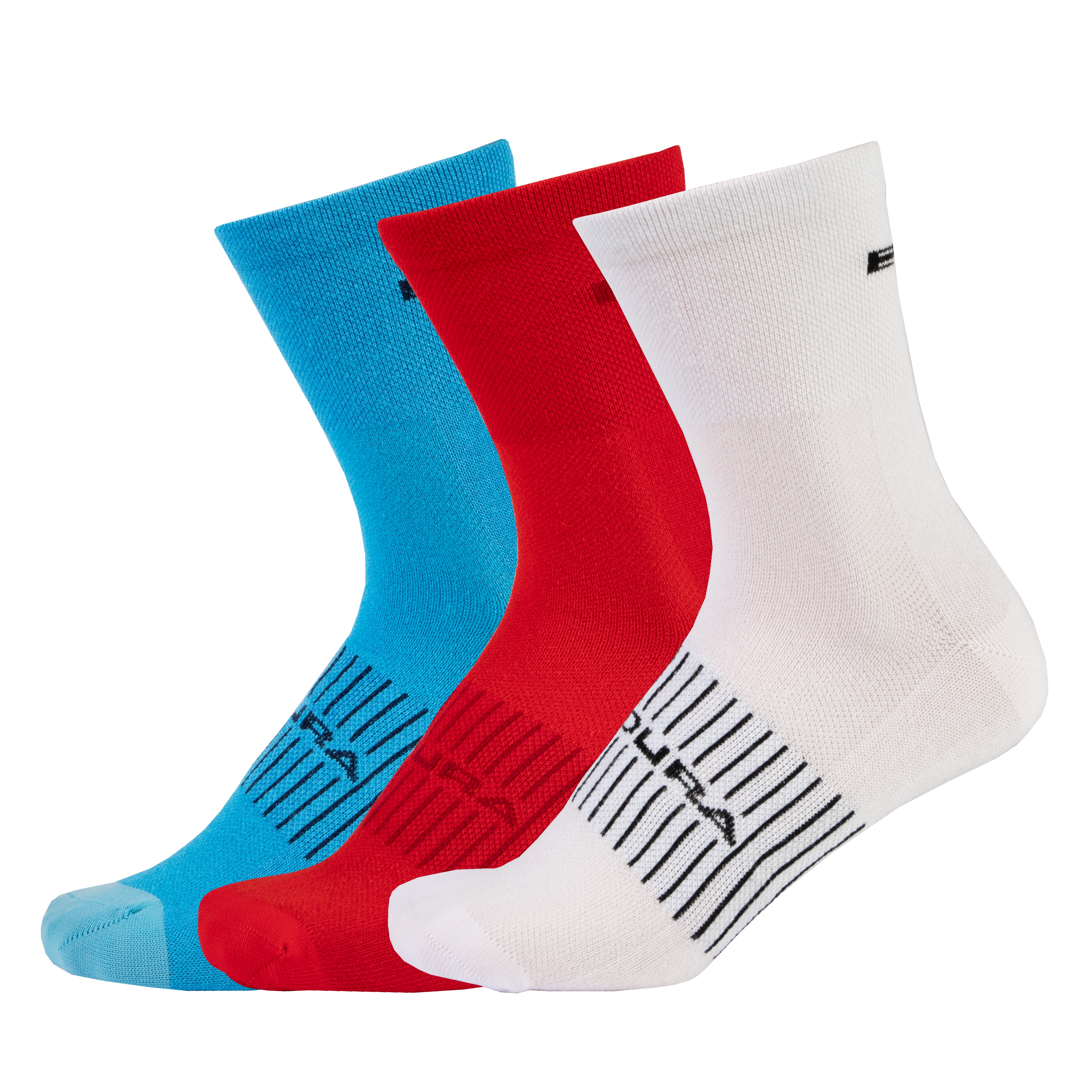 Endura Coolmax Race Sock 3Pack Socks Unisex Clothing