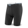Saxx Underwear Co. Quest Long Leg Boxer Brief SMALL Black