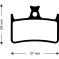 Aztec Hope E4 Brake Pads Organic