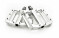 Fatspanner Fatty's Flatties Pedals 9/16' Silver