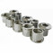 Ta Double Steel Chainring Bolts DOUBLE X5 Silver