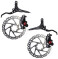 S.J.Clark M2 Hydraulic Disc Set Frt And Rr Black