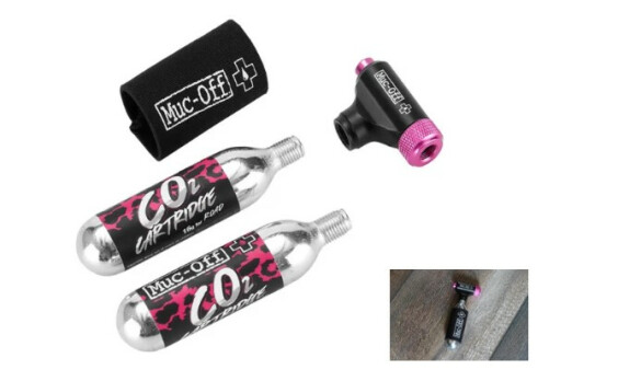 Muc Off Co2 Inflator Kit Inc 2X 16G Cartridge