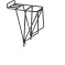 M:Parts Ax4 Alloy Rear Rack Black