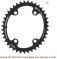 Rotor Qring 42T 110Bcd X4 42T 110PCD Black