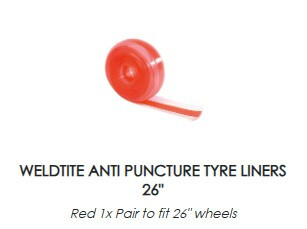 Weldtite Anti Puncture Tyre Liners 26"