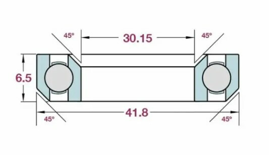 Airvelo Bearings Mh-P08 Stainless