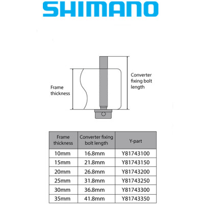 Shimano Flat Mt Caliper Bolt C