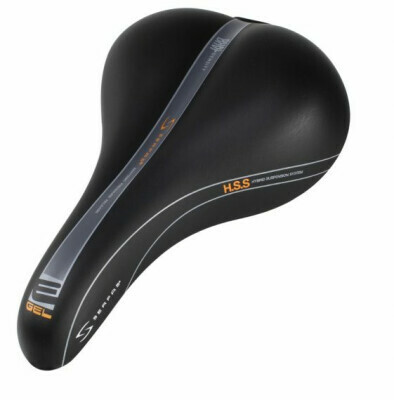 Serfas Dual Density E-Gel Black Gents