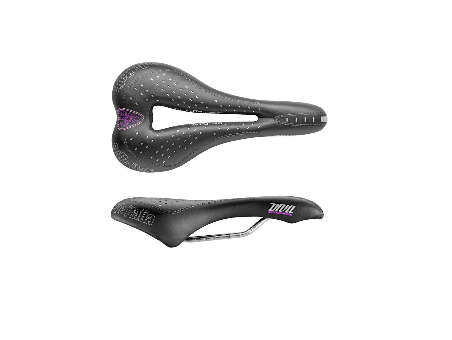 Italia Diva Gel Flow Vanox Saddles Parts | Lutterworth Cycle