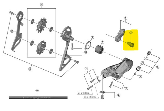 Shimano B Axle 2 For Direct Mount