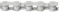 Kmc S1 Rb 1/2 X 1/8 Single/Fixed 1/2 X 1/8 Silver
