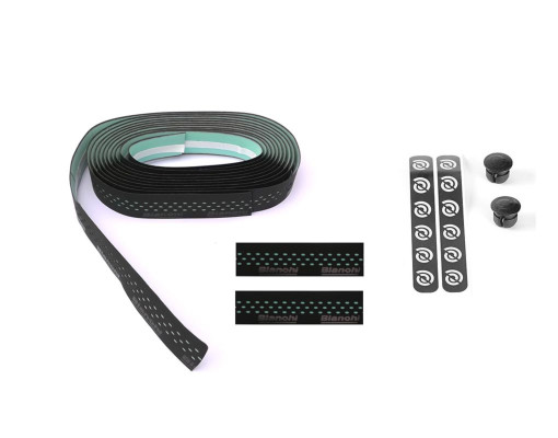 Bianchi "drops" Silcone Black/Celeste Dots