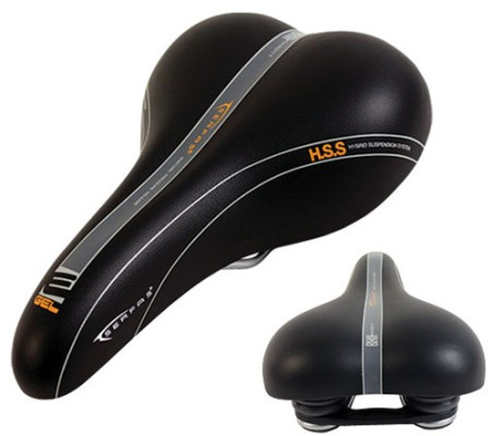 Serfas E-Gel Black Hybrid Elastomer