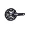 Sram S600 Sq Tpr 3X8Sp 175/42-32-22 Black