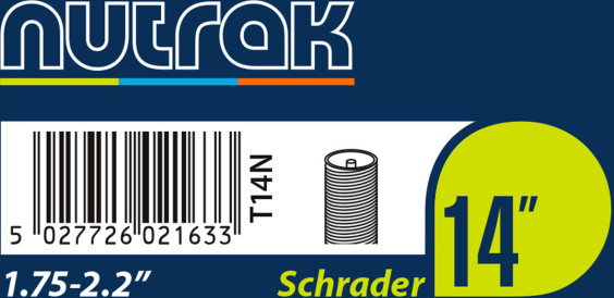 Nutrak 14 X 1.75/2.125 Schrader Valve