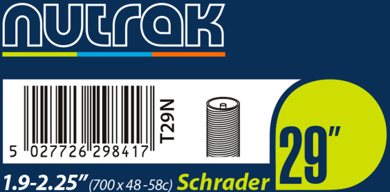 Nutrak 29X1.9/2.25 Schrader Valve