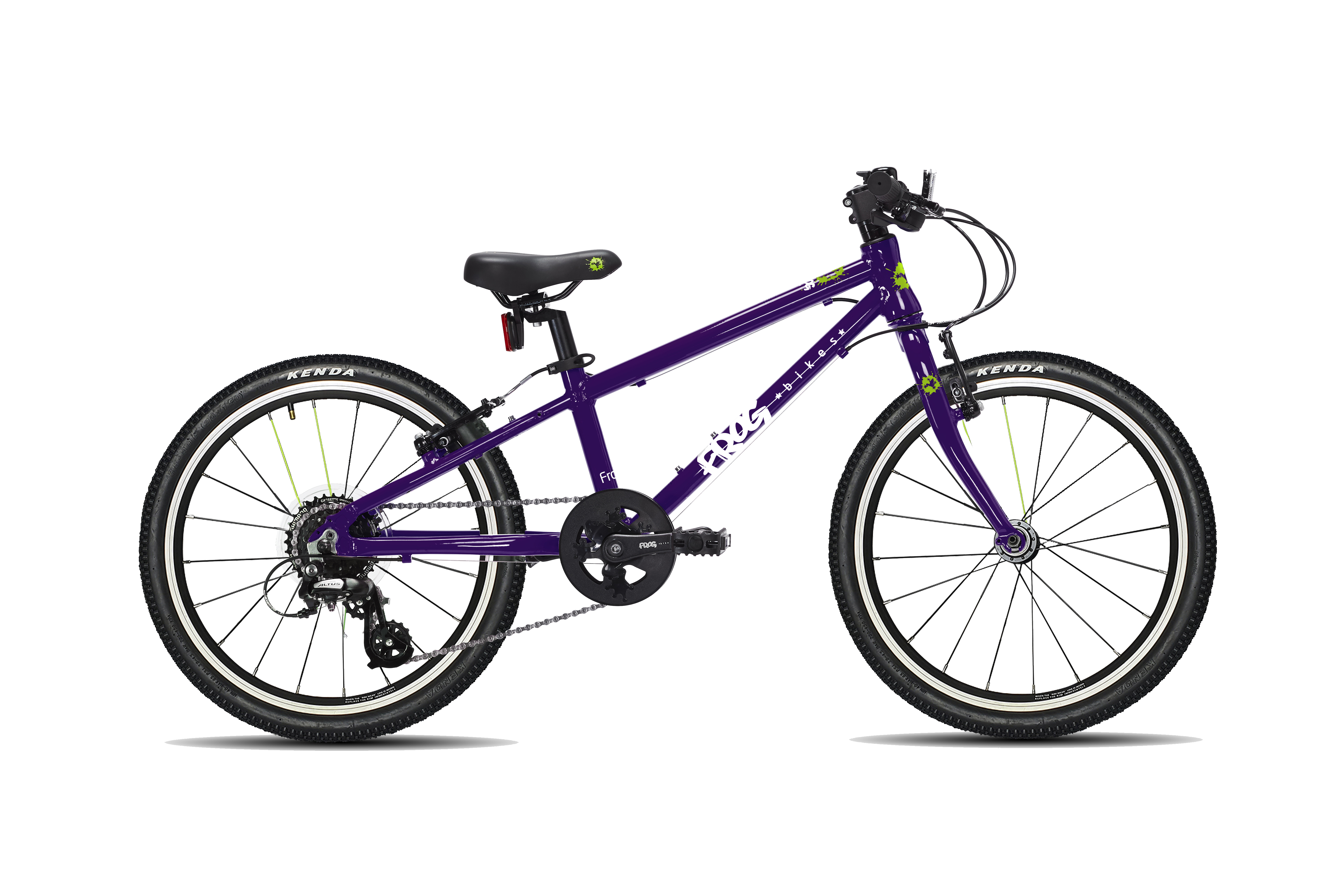 Purple store frog bike