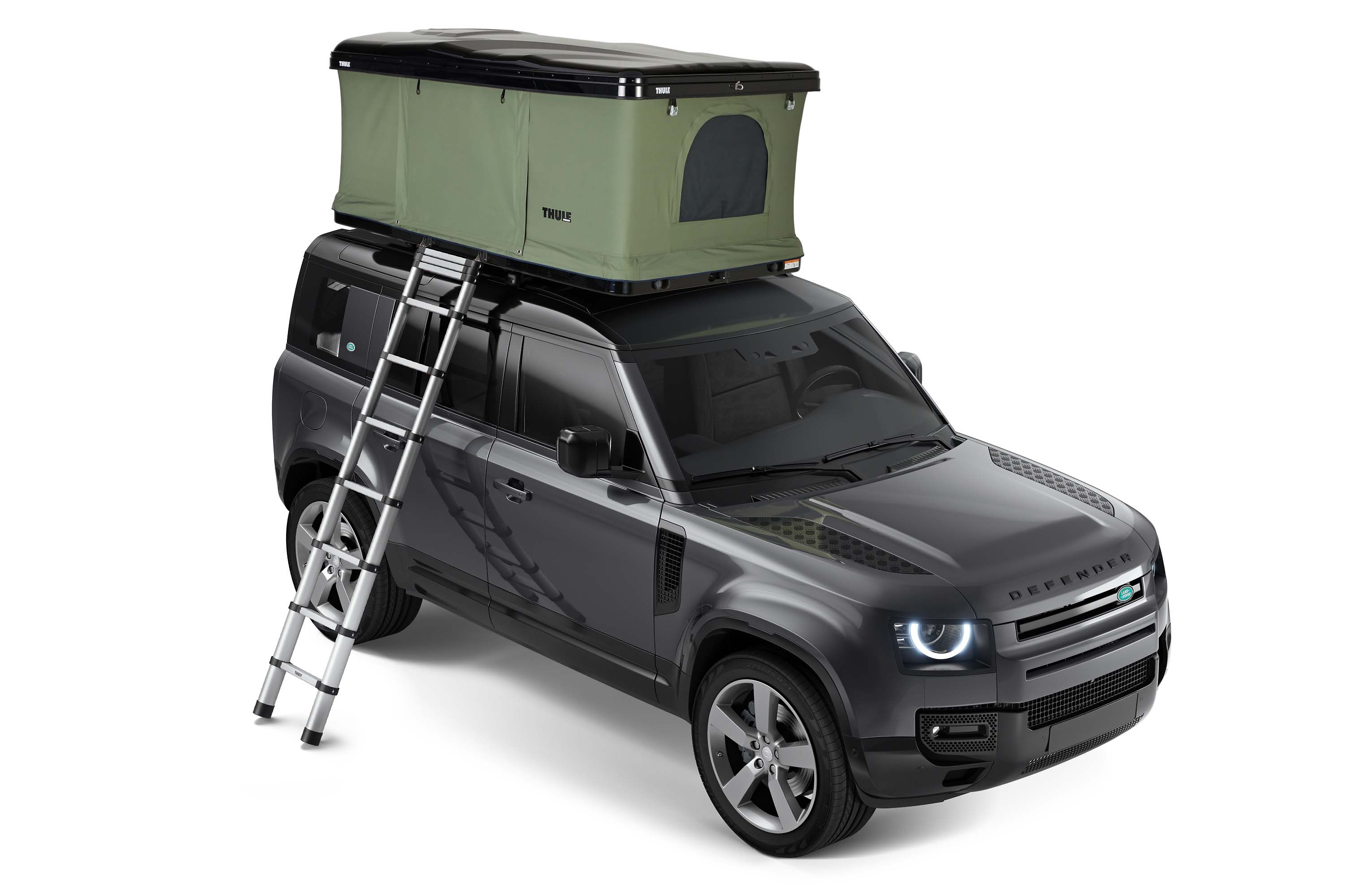 Thule Basin Rooftop Tent Black Green