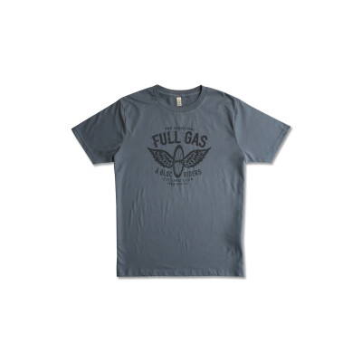 Velolove Full Gas Cycling Club Grey Organic T-Shirt