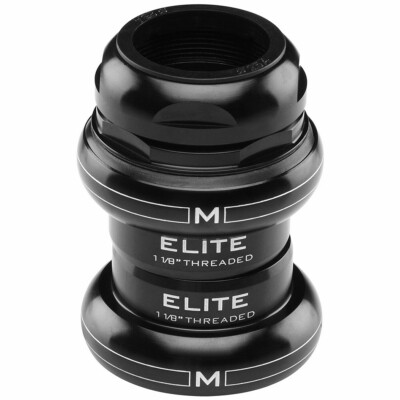 M Part Elite Headset 1-1/8" Threaded Black Ec34/28.6 26Tpi Ec34/30