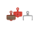 Trickstuff Power Brake Pads 830 Power 830 POWER Red
