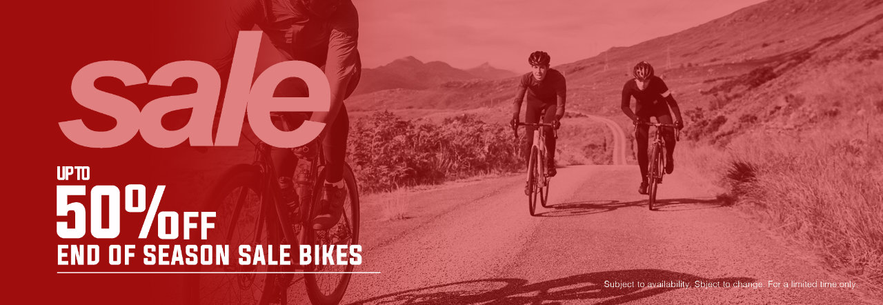 Sale - Up to 50% off end of season sale bikes