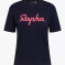 Rapha Women's Logo T-Shirt S Navy/Hi-Viz Pink