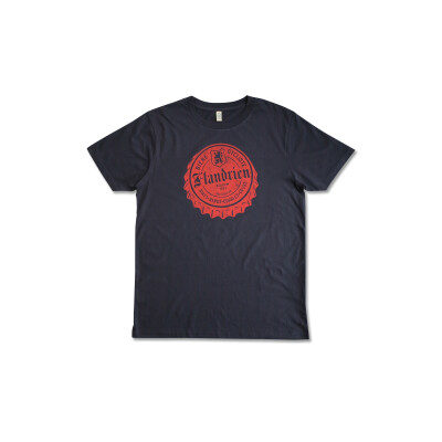Velolove Flandrien Beer Top Organic Navy T-Shirt