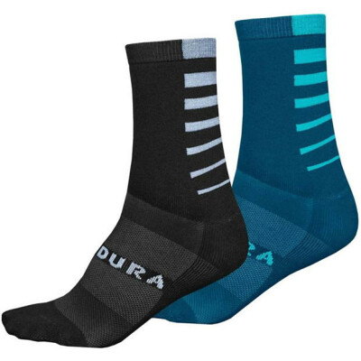 Endura Coolmax® Stripe Socks (twin Pack)